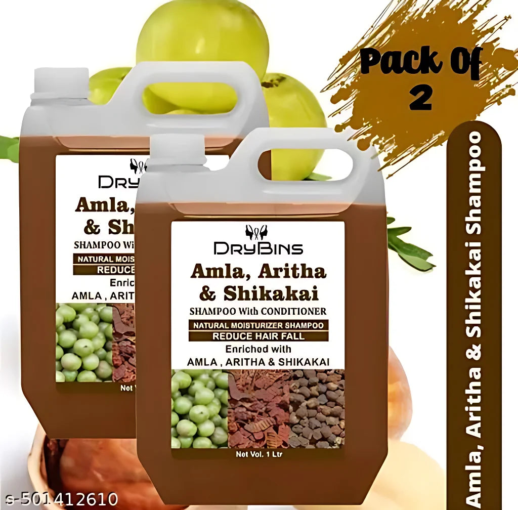 Amla, Aritha & Shikakai Shampoo with Conditioner | 2 Ltr