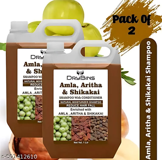 Amla, Aritha & Shikakai Shampoo with Conditioner | 2 Ltr